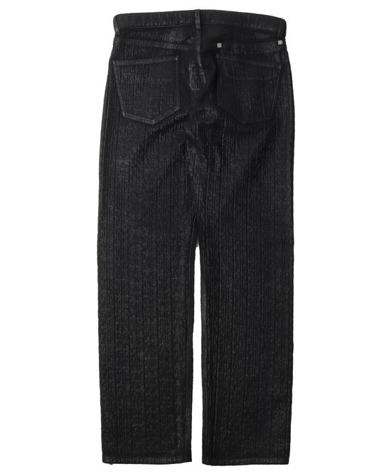 Waxed Monogram Jeans