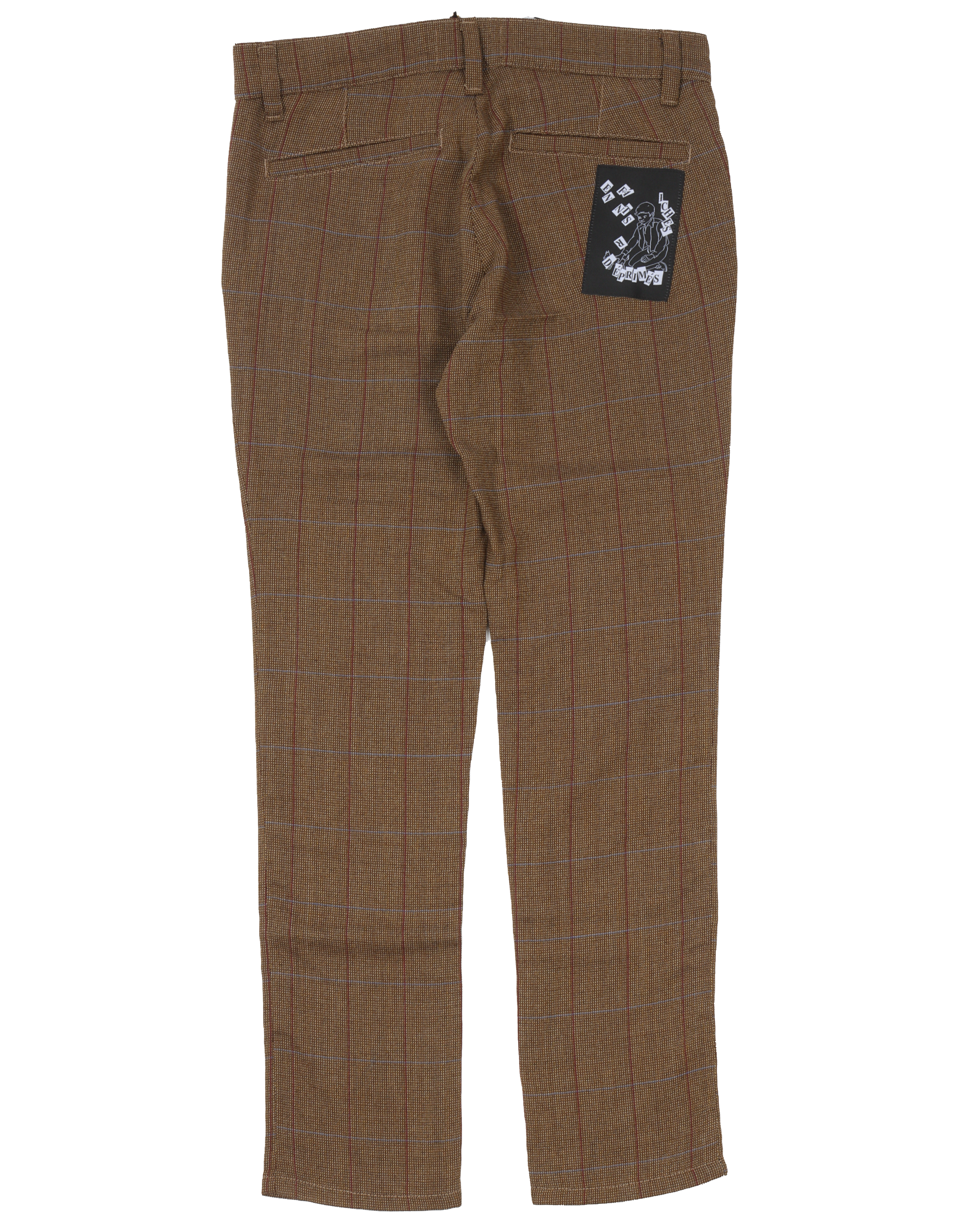 Plaid Patch Trousers
