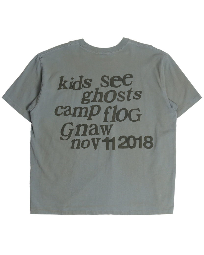 2018 Kids See Ghost Camp Flag Gnag T-Shirt