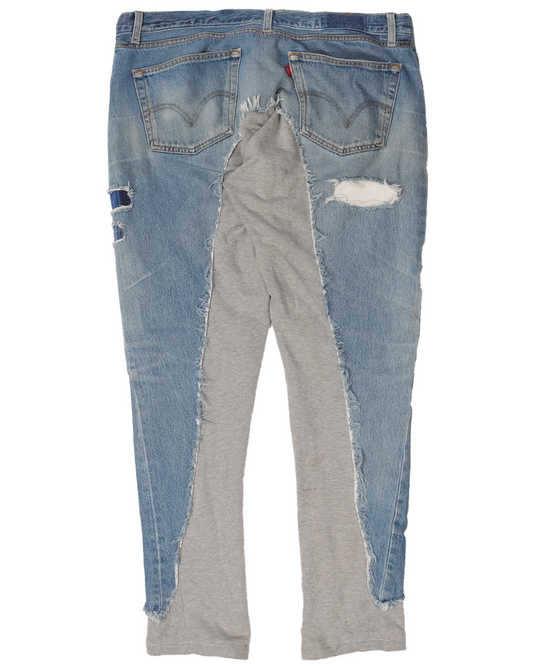 50/50 Denim & Terry Sweatpants