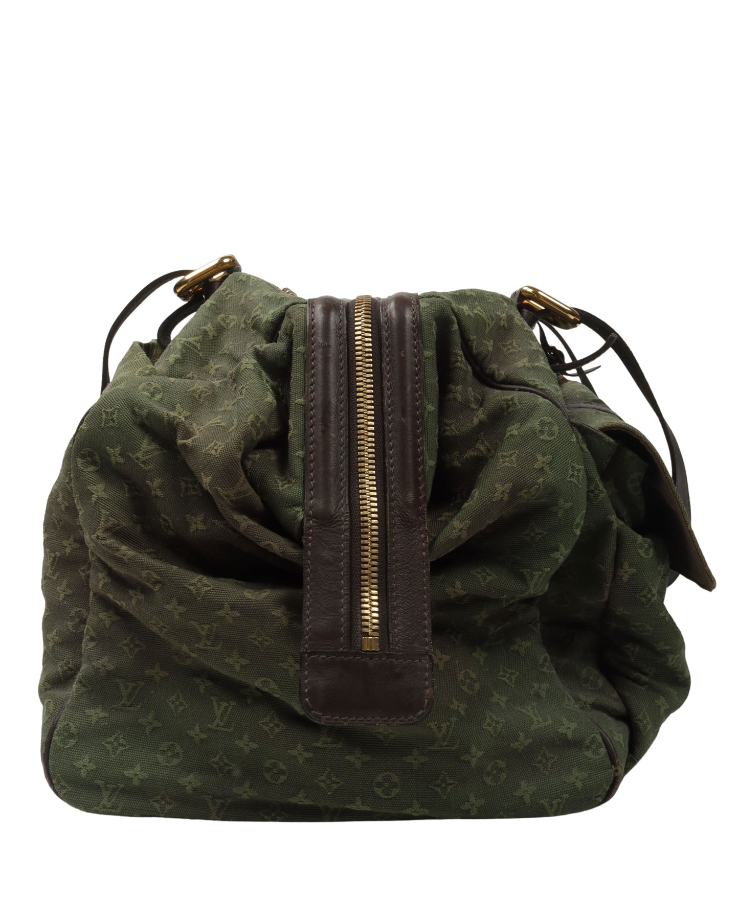 Vintage Green Duffle Bag