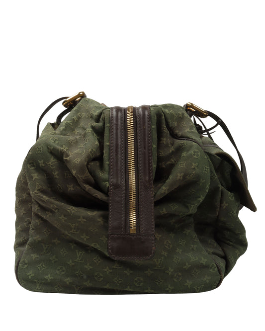 Vintage Green Duffle Bag