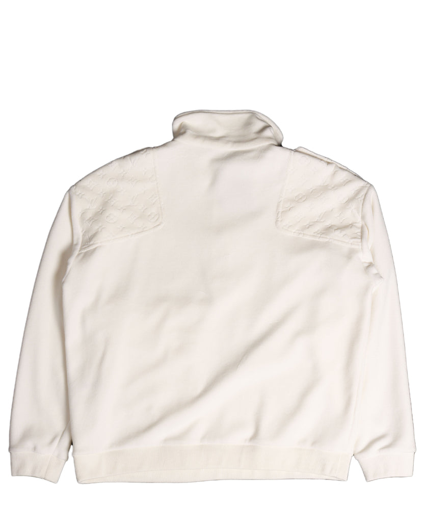 SS19 Velour Multi Pocket Half Zip Sweater