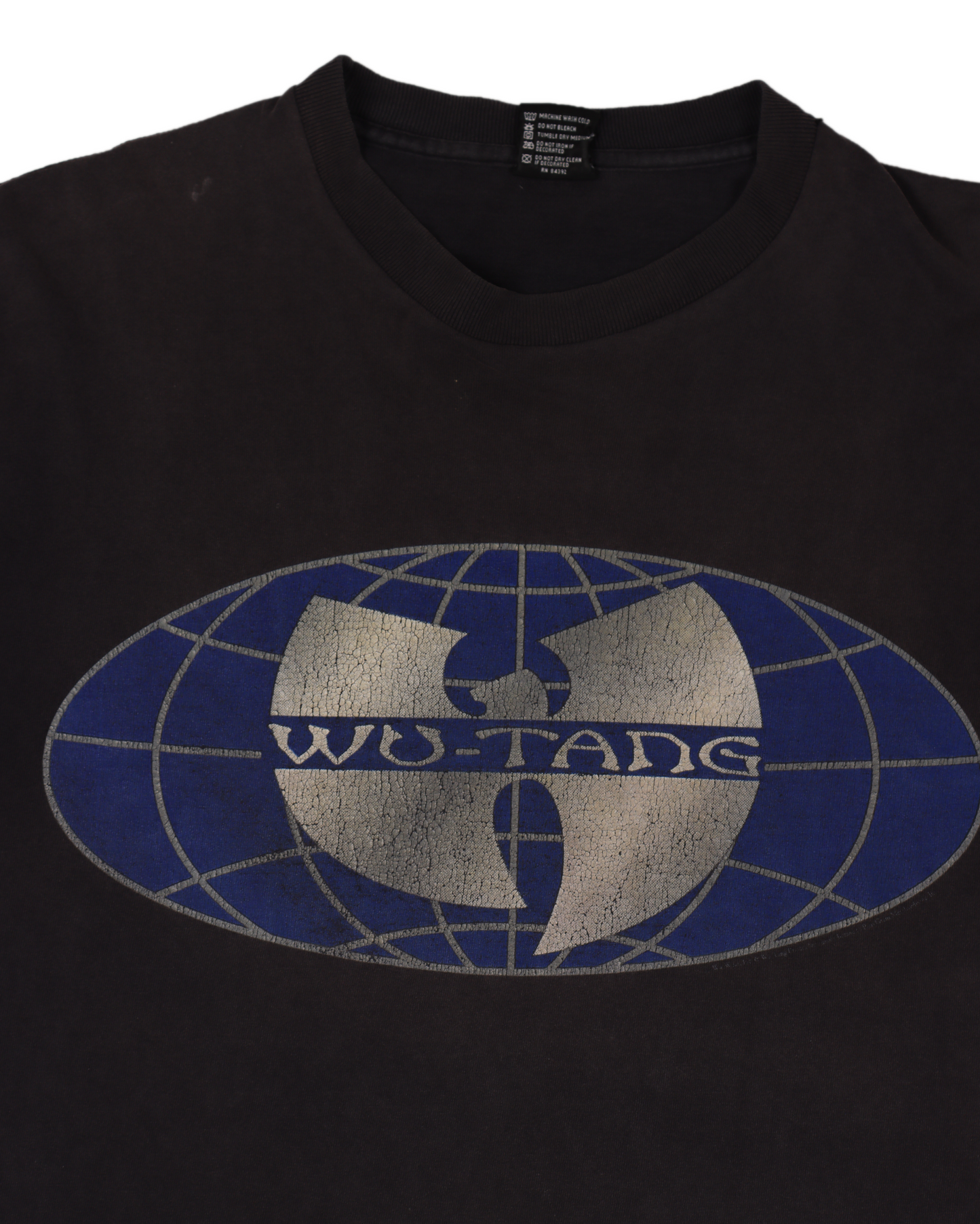 Wu-Tang Clan Logo Print Faded T-Shirt