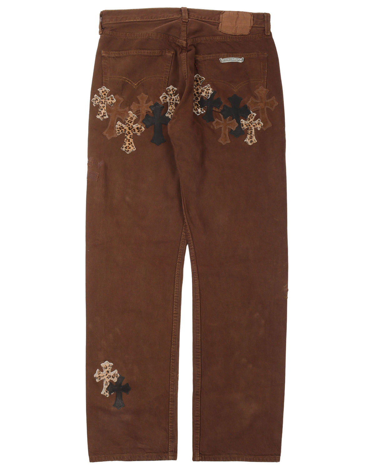 Levi's Leather Cross Dyed Jeans