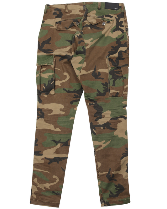 Camo Distressed Denim