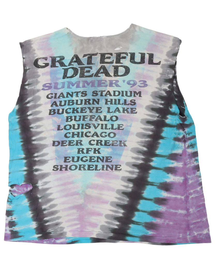Grateful Dead Sleeveless Summer Tour 1993 T-Shirt