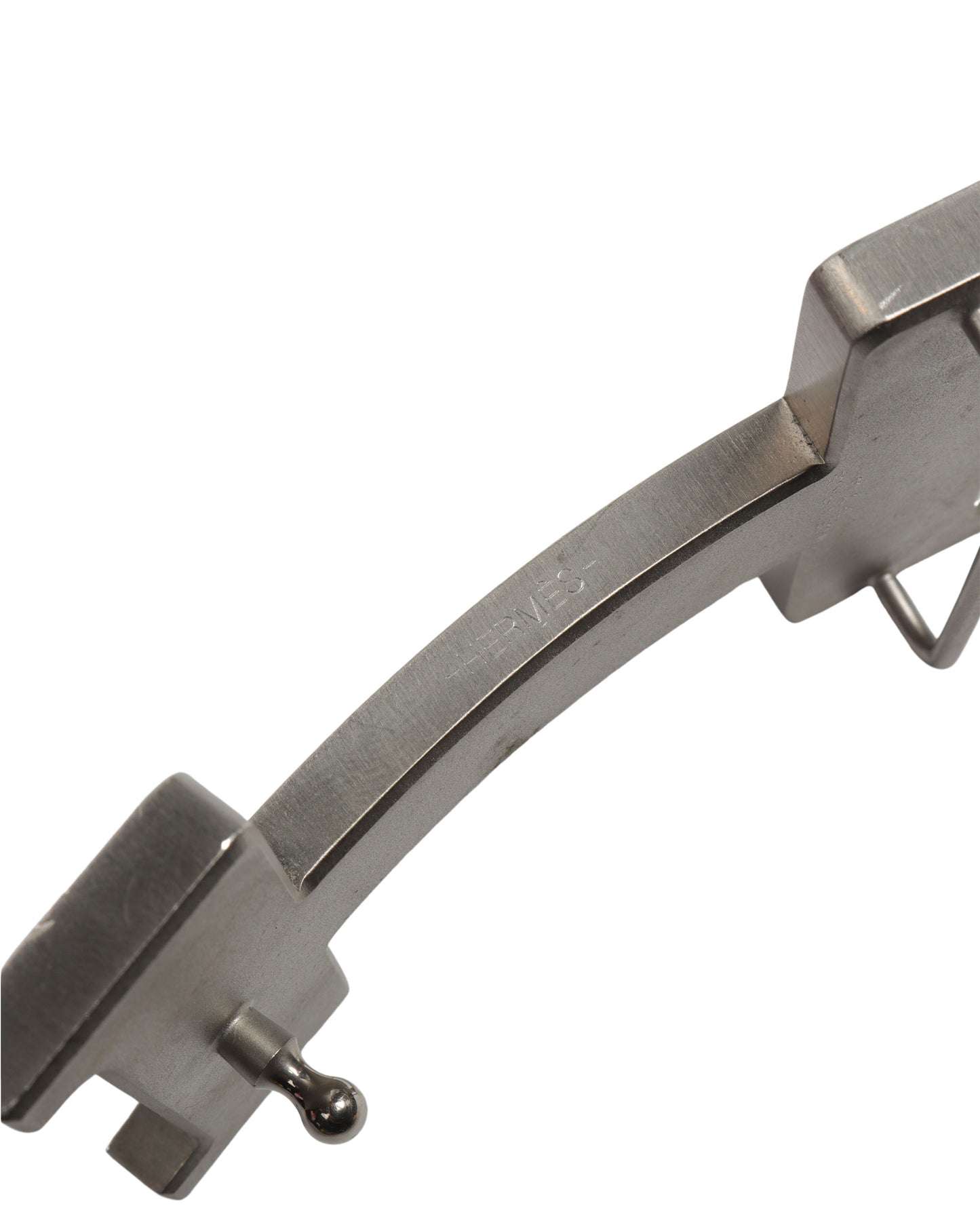 Silver H Belt