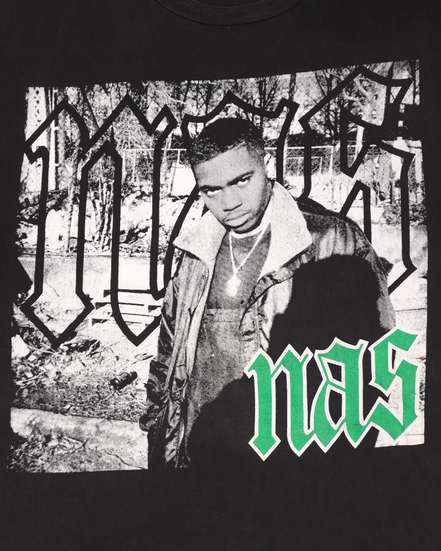 Nas 90s Bootleg Rap T-Shirt