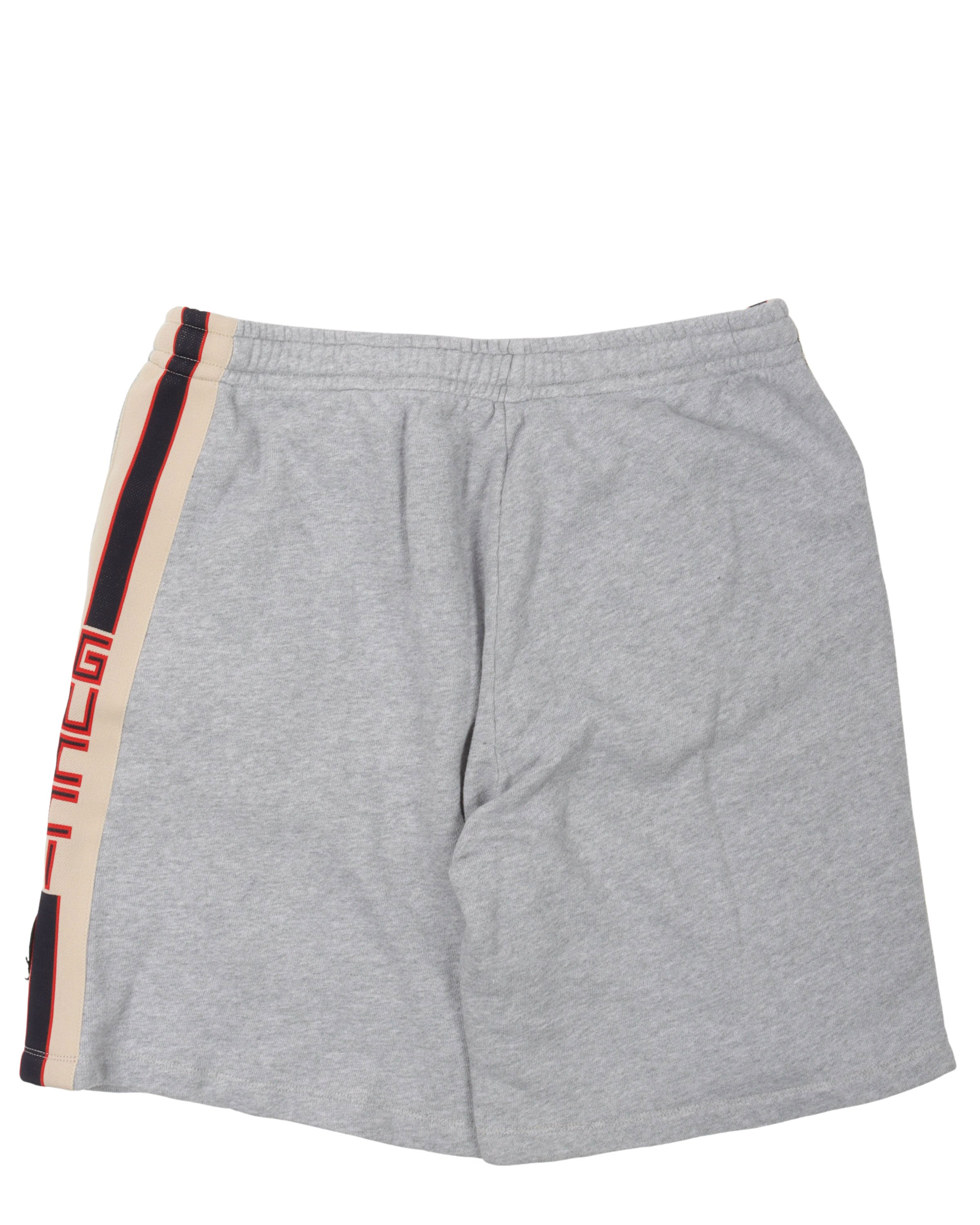Side Stripe Tiger Sweat Shorts