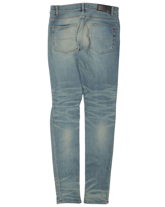 Sand Fade Skinny Jeans