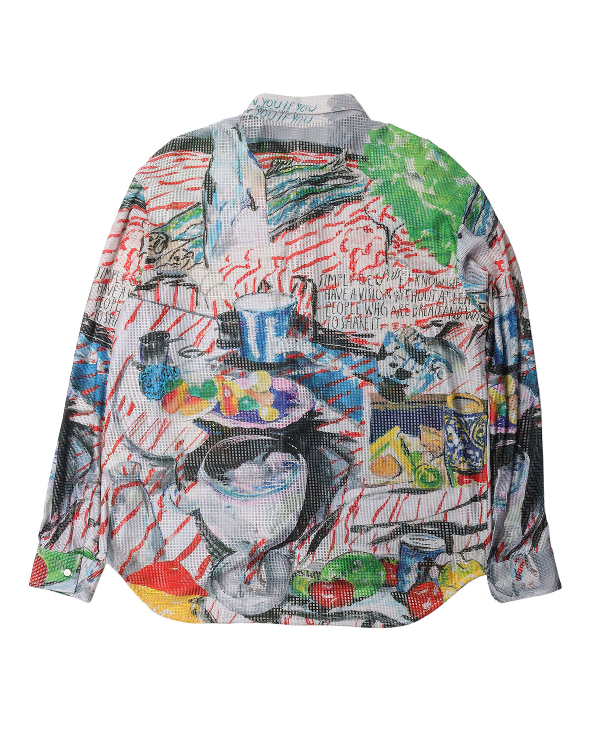 Mesh Long Sleeve Shirt