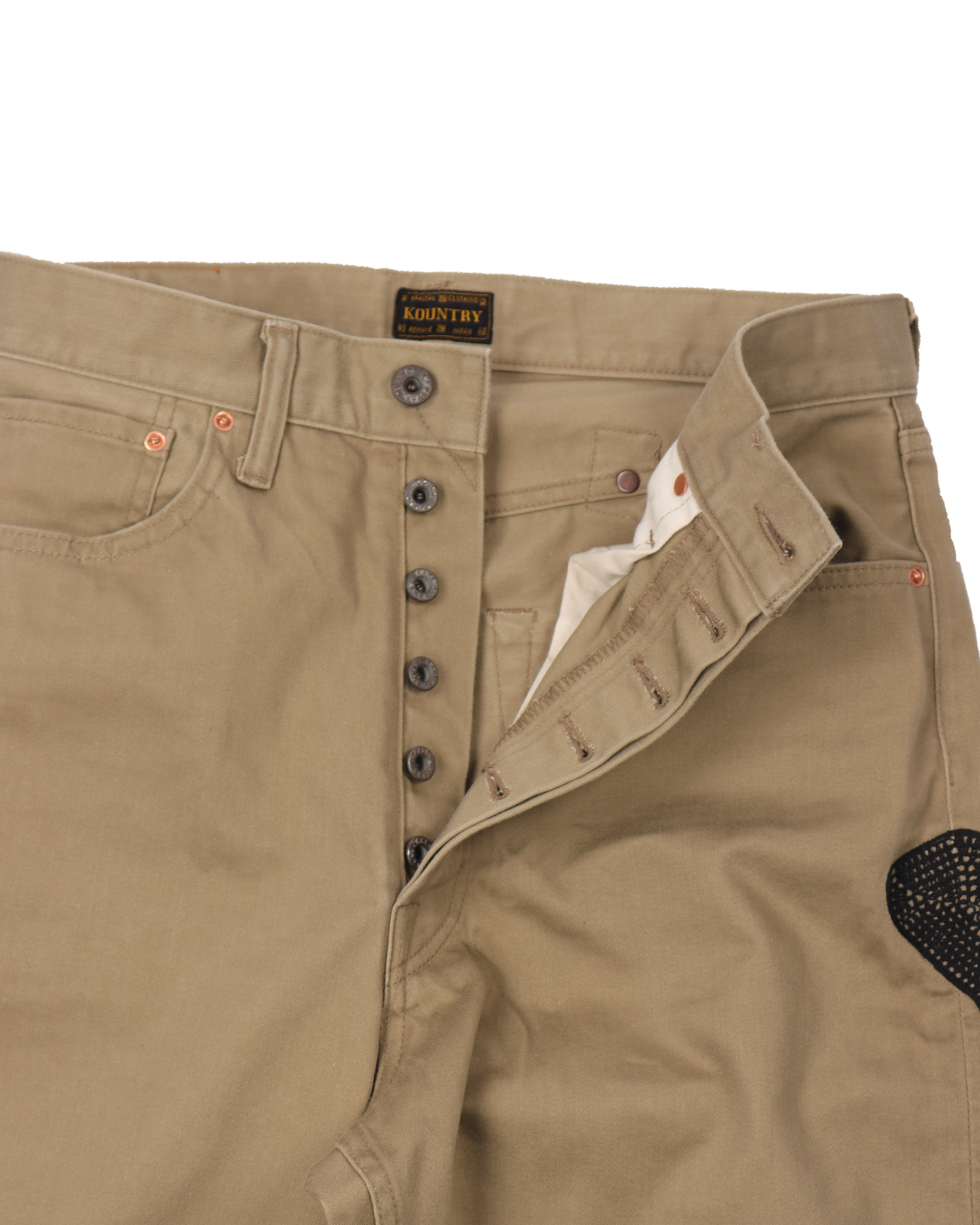 Okagilly Slim-Fit Appliquéd Denim Jeans