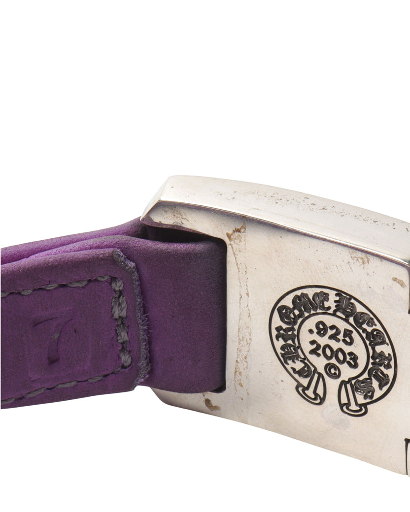 Purple Buckle Bracelet