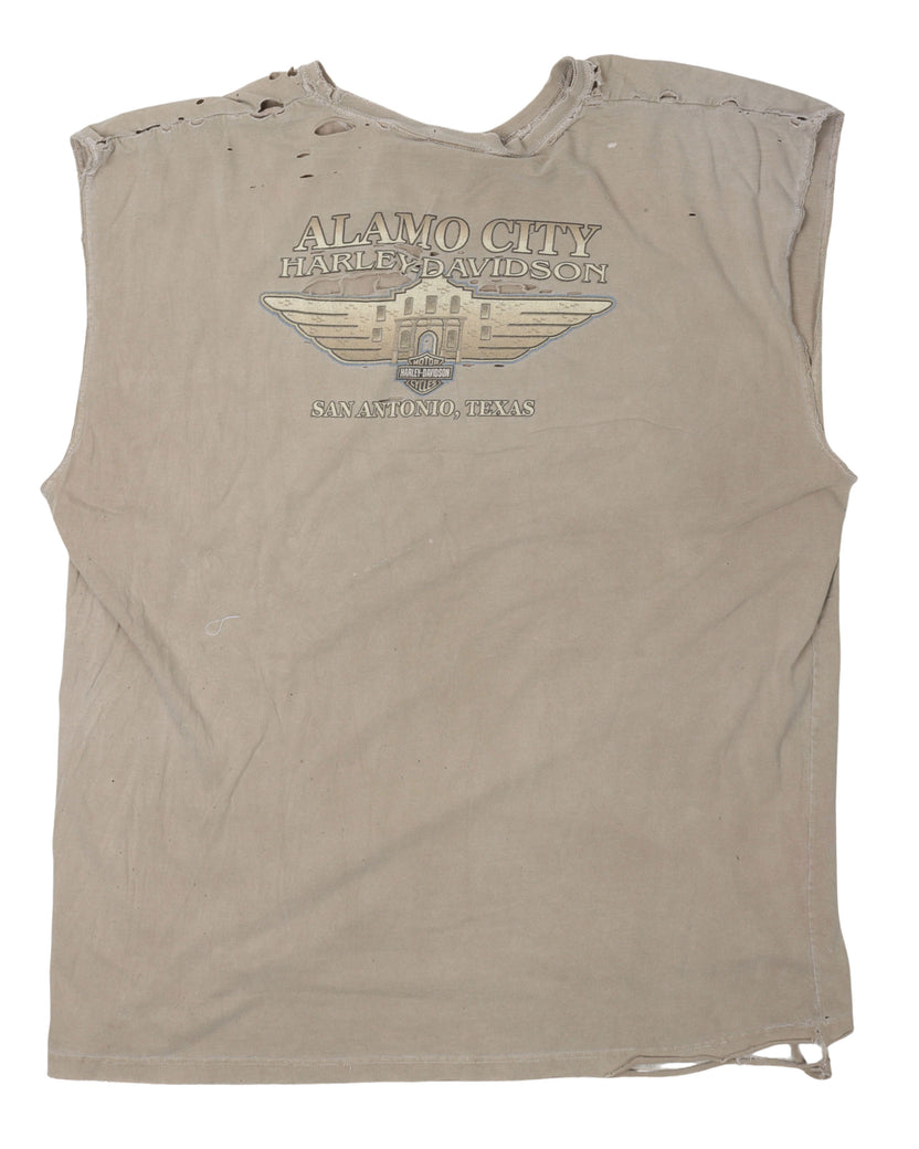 Harley Davidson Cut Sleeves T-Shirt