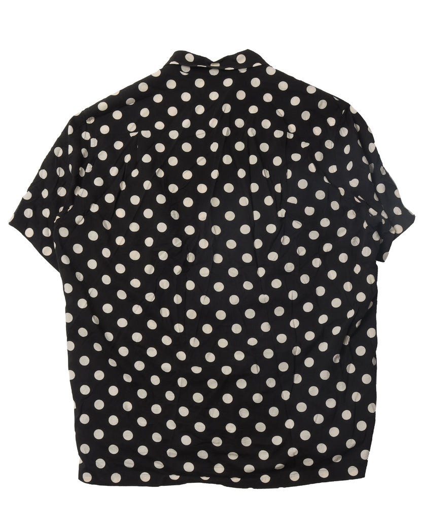 Polka Dot Short Sleeve Shirt