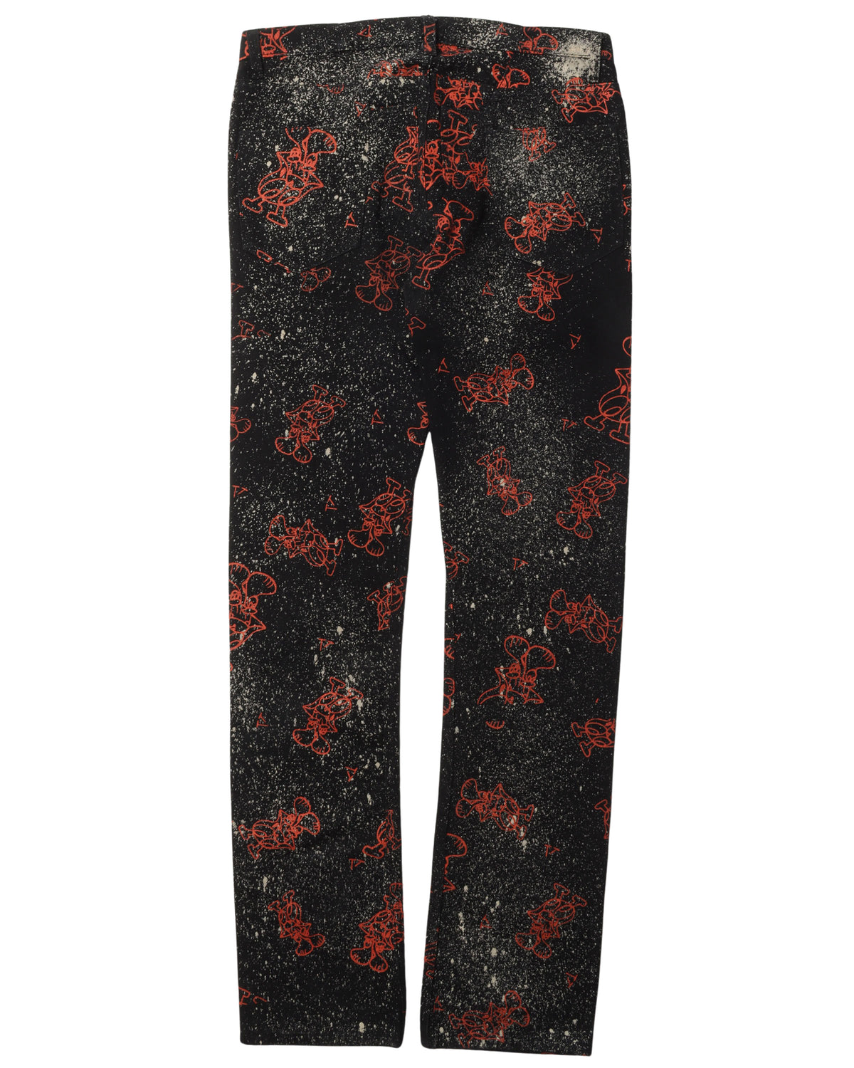 Skoloct Airbrushed Painted Jeans