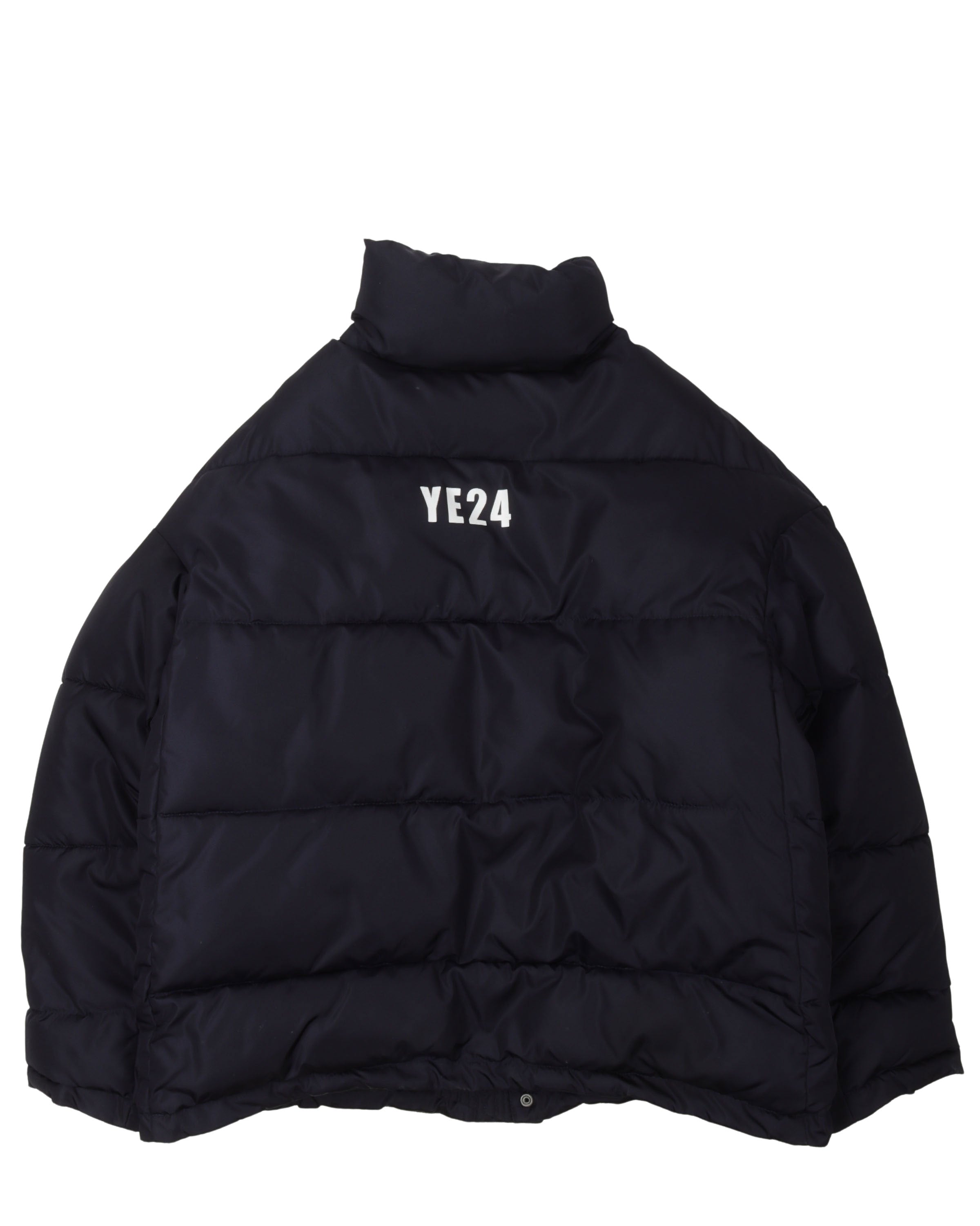 "YE24" Embroidered Swing Puffer Jacket