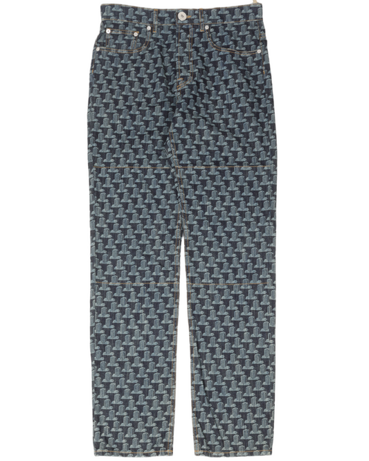 All Over Logo Denim