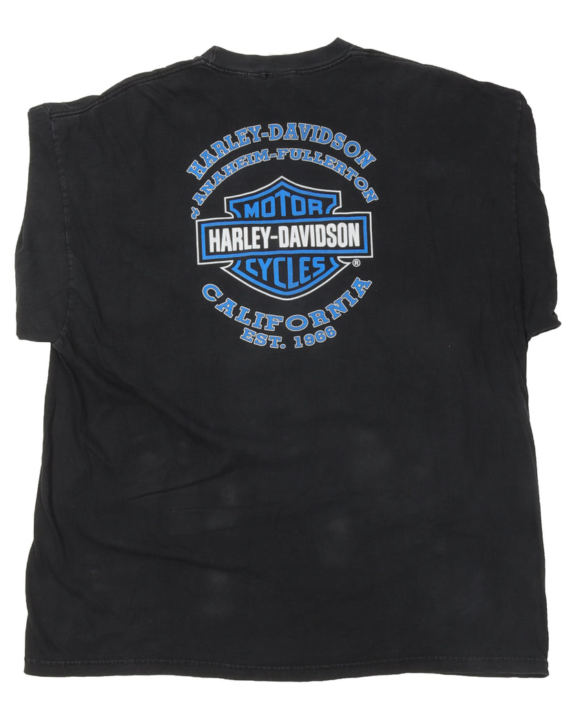 Harley Davidson Blue Smoke Long Sleeve