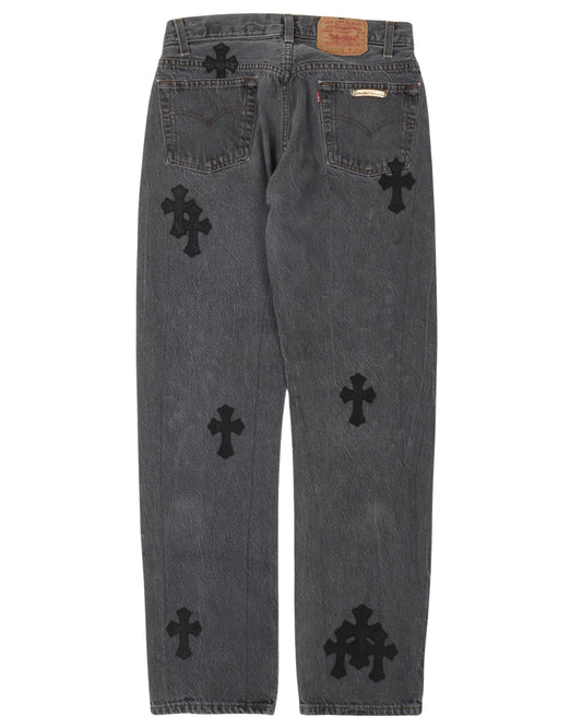 Levi's Black Cross Patch Jeans