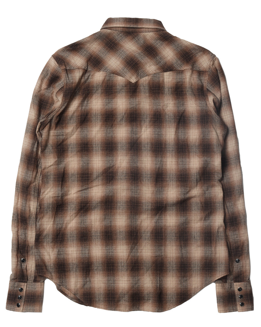 Brown Plaid Shirt