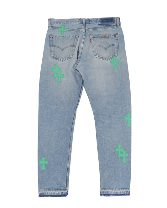Levi's Green Cross Patch Denim