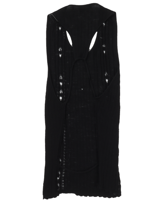 Tom Ford Era AW00 Wool Open-Back Tank Top