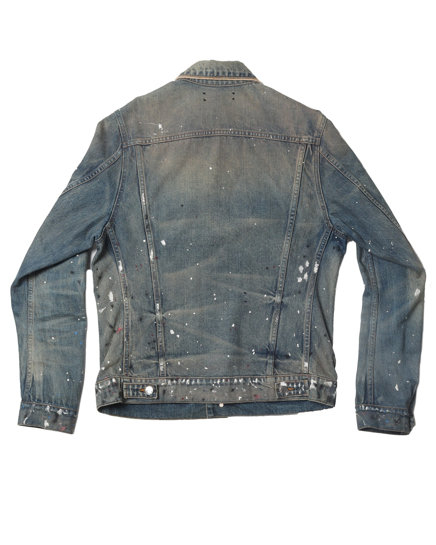 Denim Splatter Paint Jacket