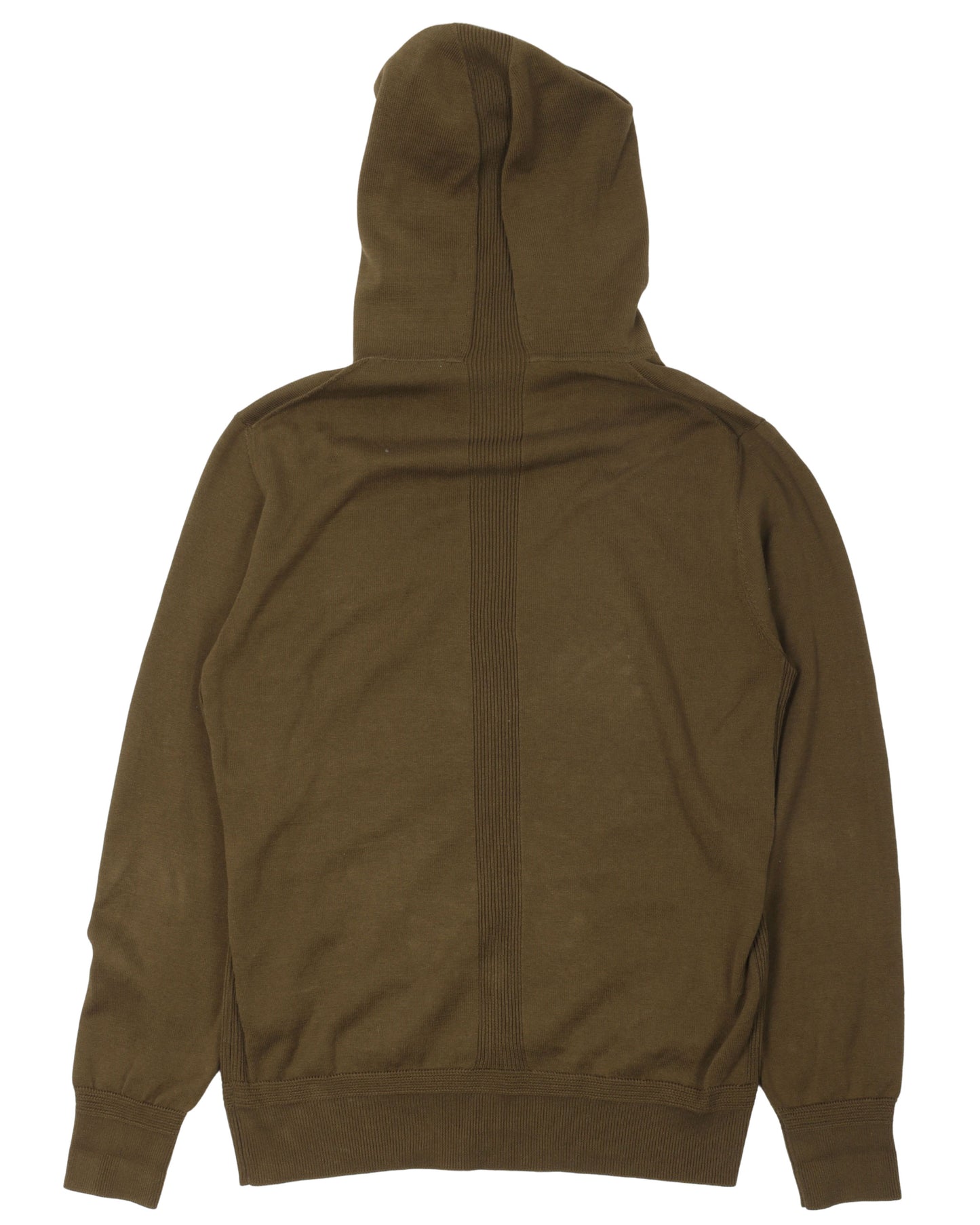 Logo Knit Hoodie