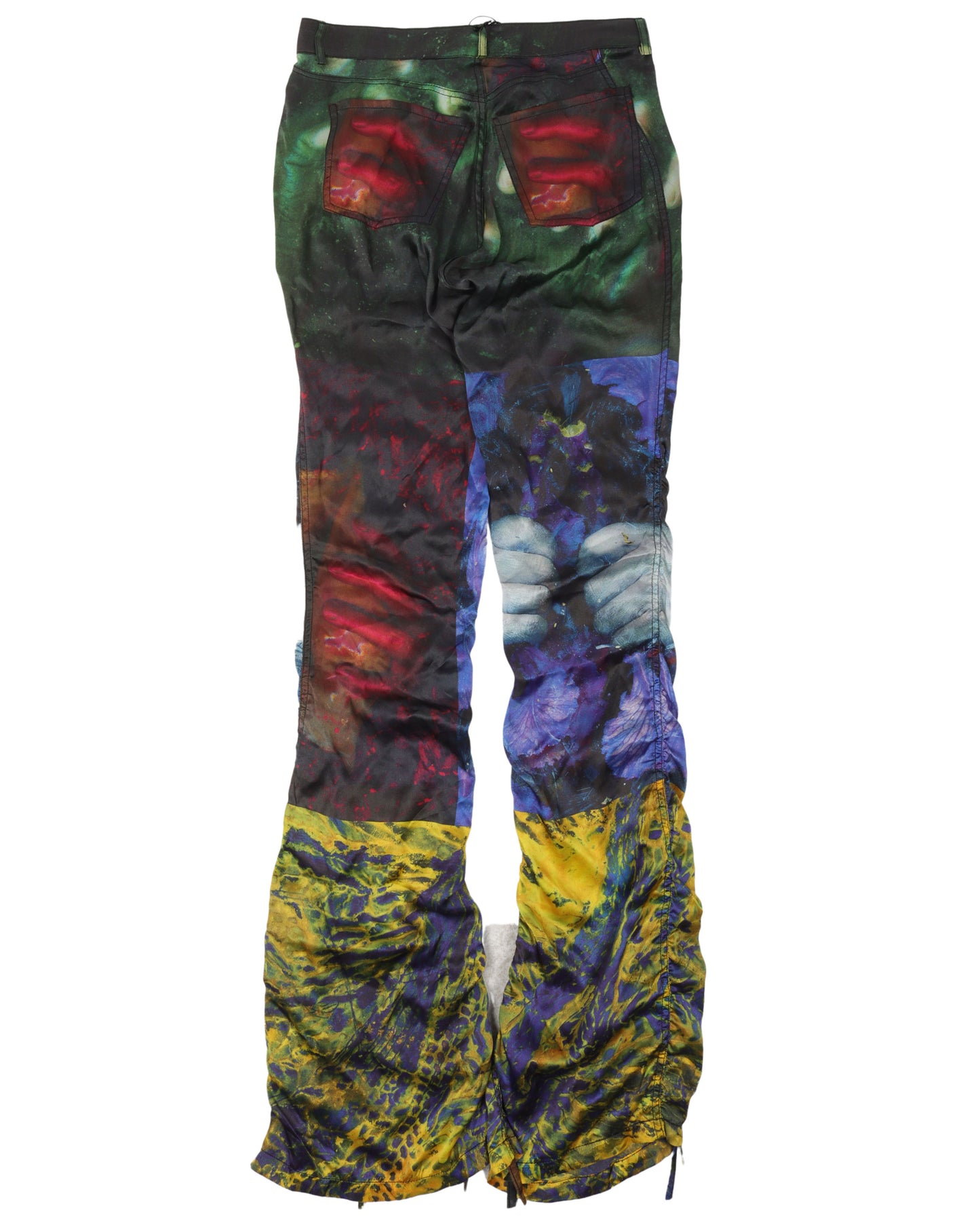 Stacked Nylon Pant