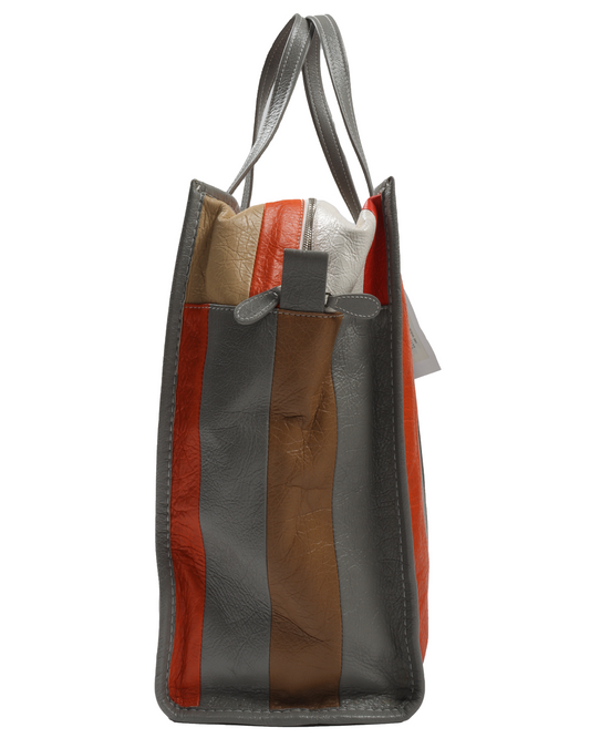 Tan and Red Bazar Bag