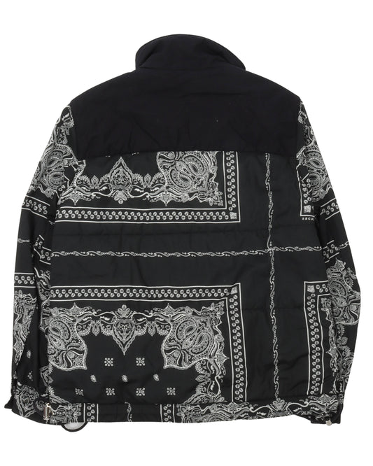 Paisley Puffer Jacket