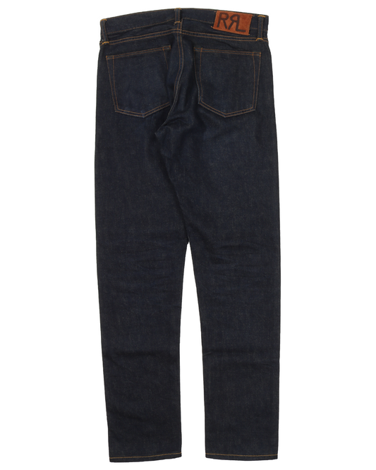 Blue Straight Leg Jeans