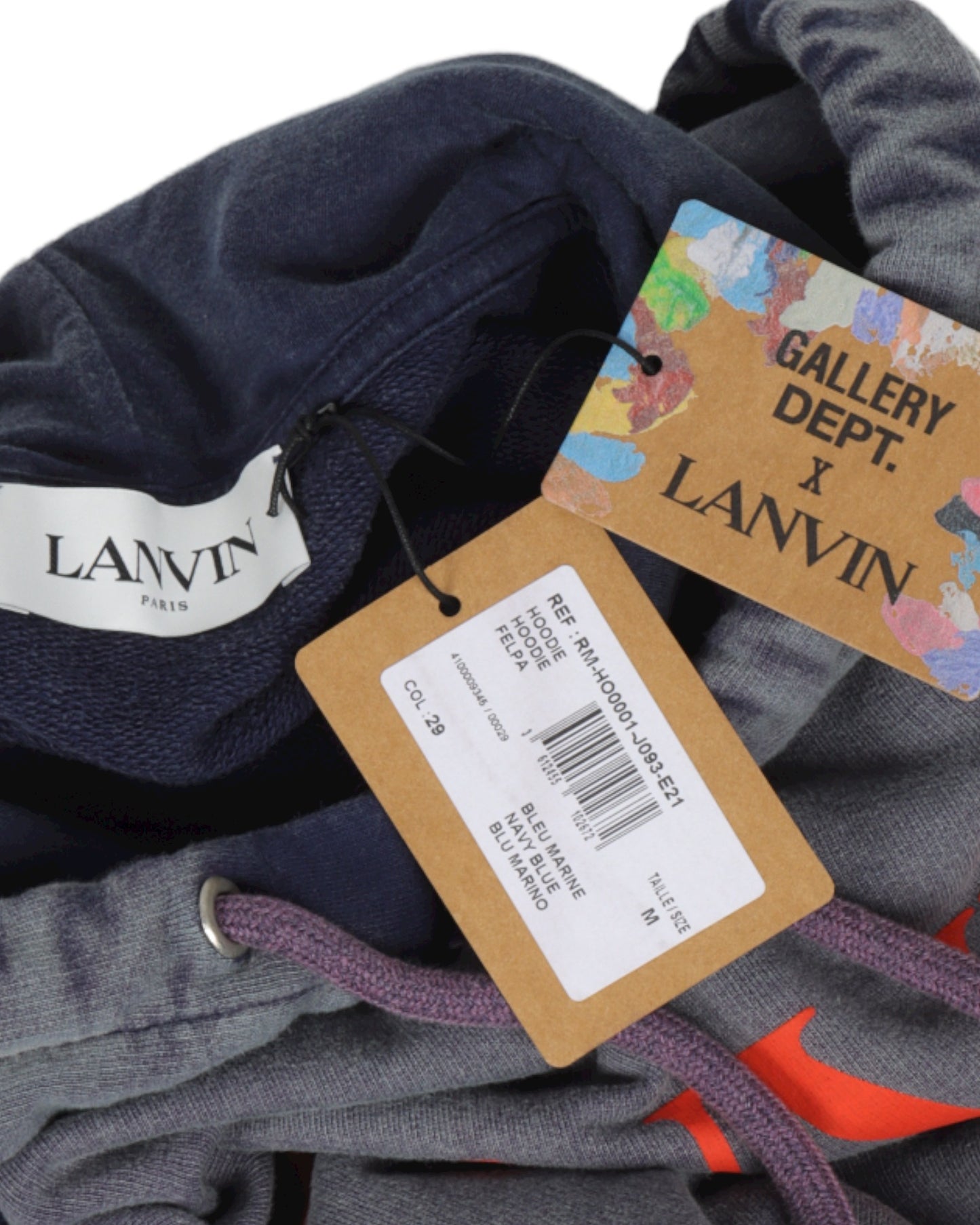 Lanvin Paint Splatter Hoodie