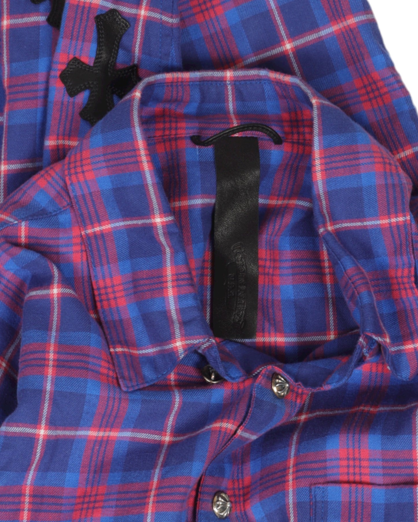 St. Barth Cross Patch Flannel Shirt