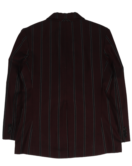 Wool Pinstripe Blazer