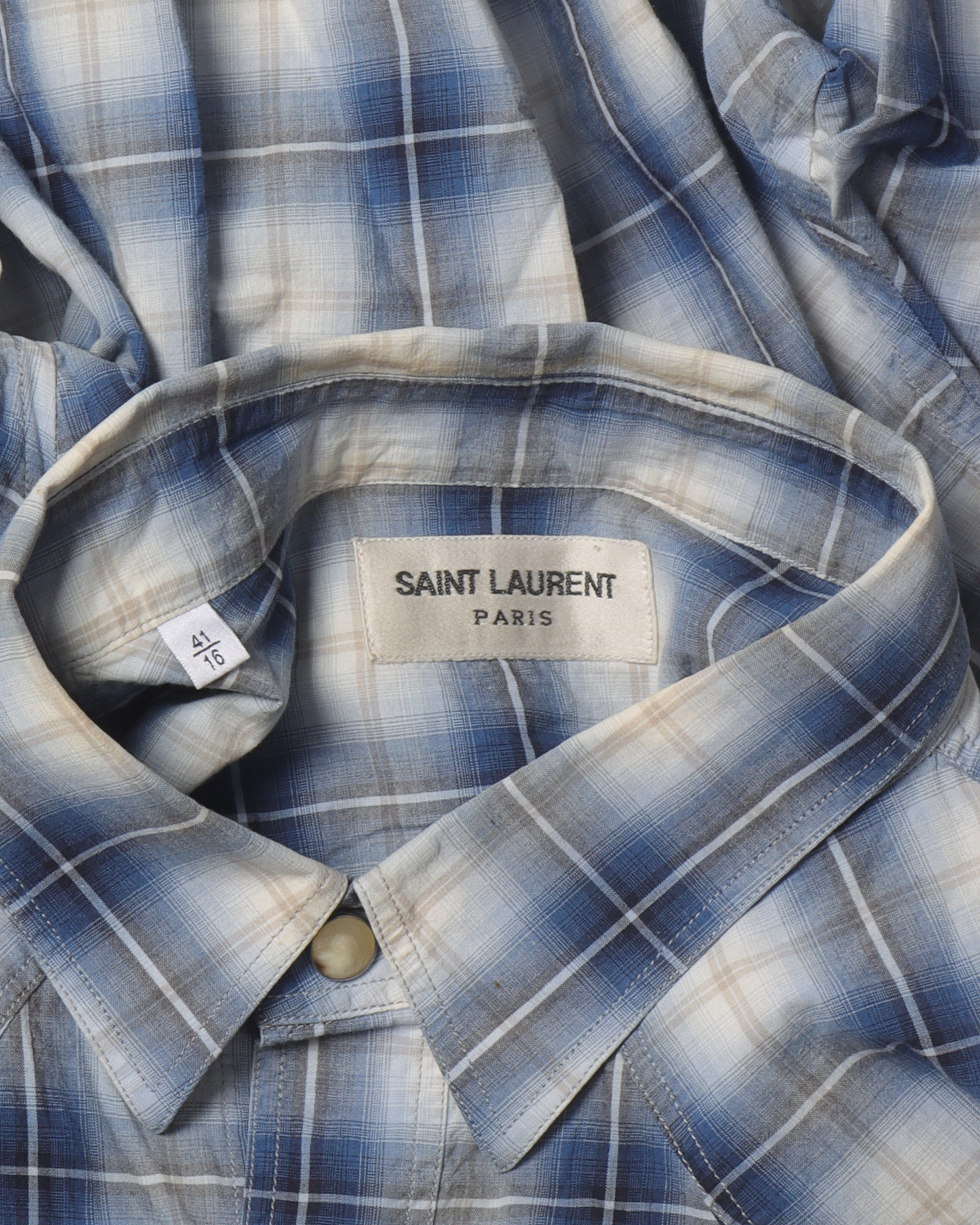 Blue Plaid Shirt