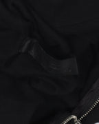 Leather Front Patch Half Zip