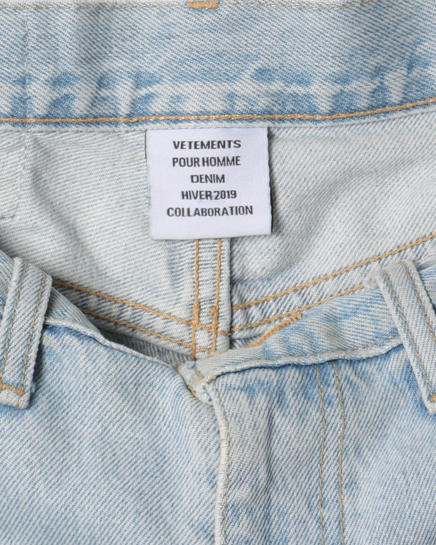 FW19 "615" Asymmetrical Levi Jeans
