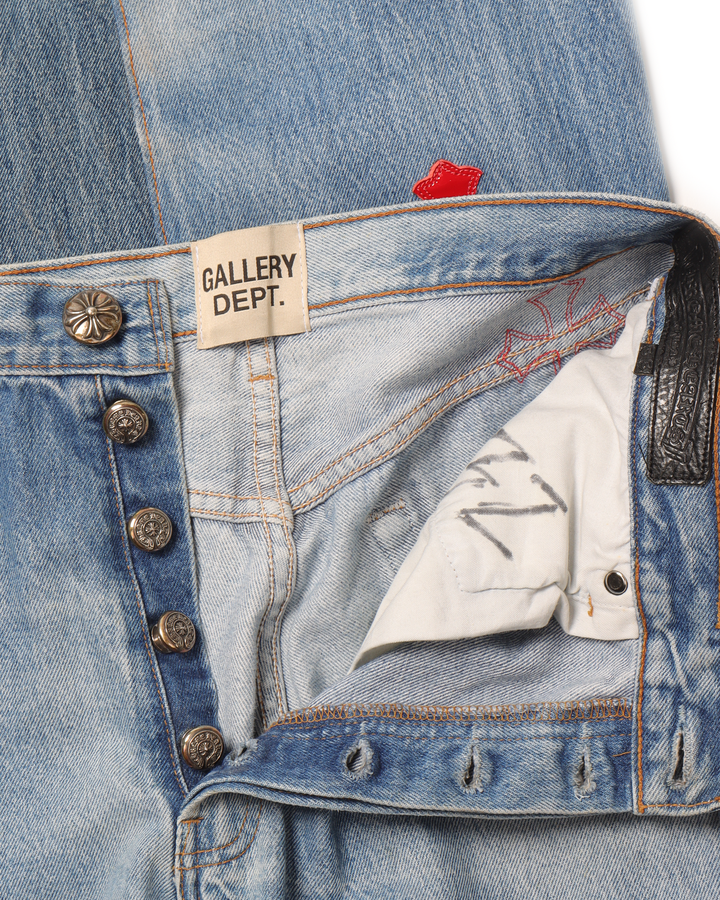 Gallery Dept. "La Flare" Cross Patch Denim