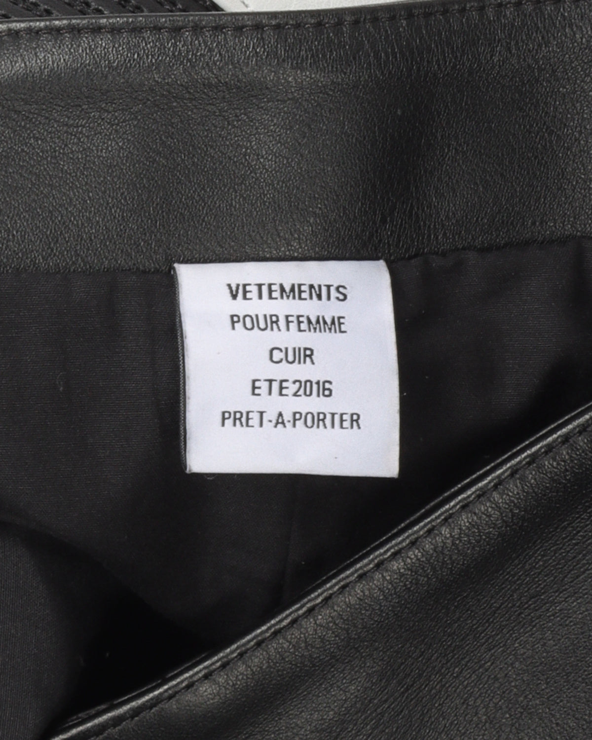 Leather Moto Pants
