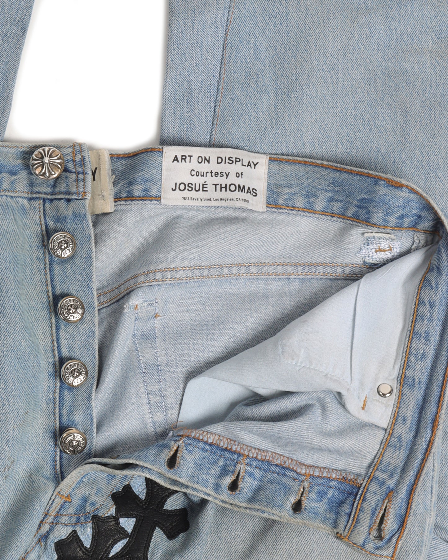 Gallery Dept. "La Flare" Cross Patch Denim