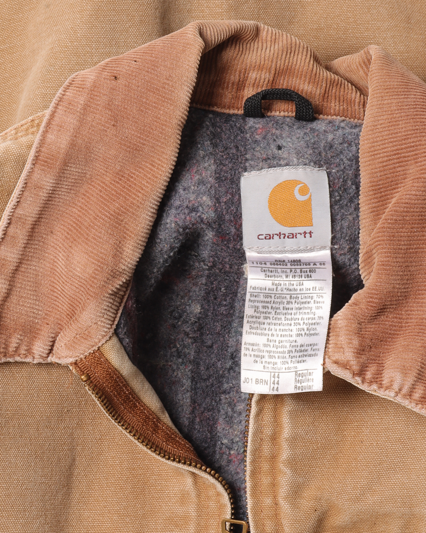 Carhartt Blanket-Lined Work Jacket