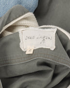 Reconstructed Denim Button Up Hoodie