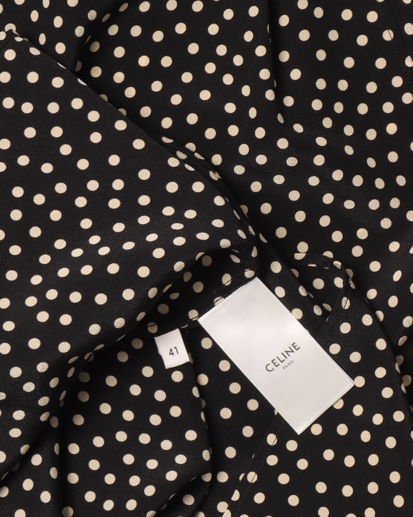 Silk Polka-Dot Shirt