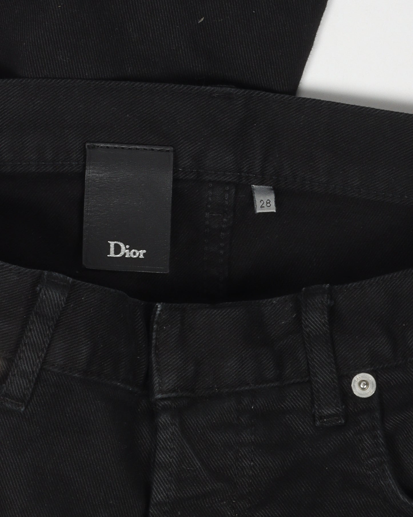 Distressed Black Jeans