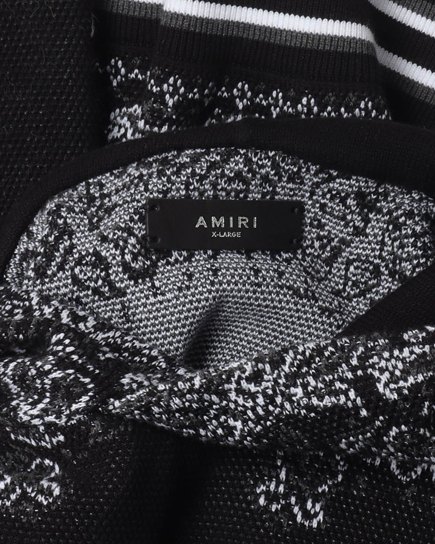 Cashmere Blend Paisley Hoodie