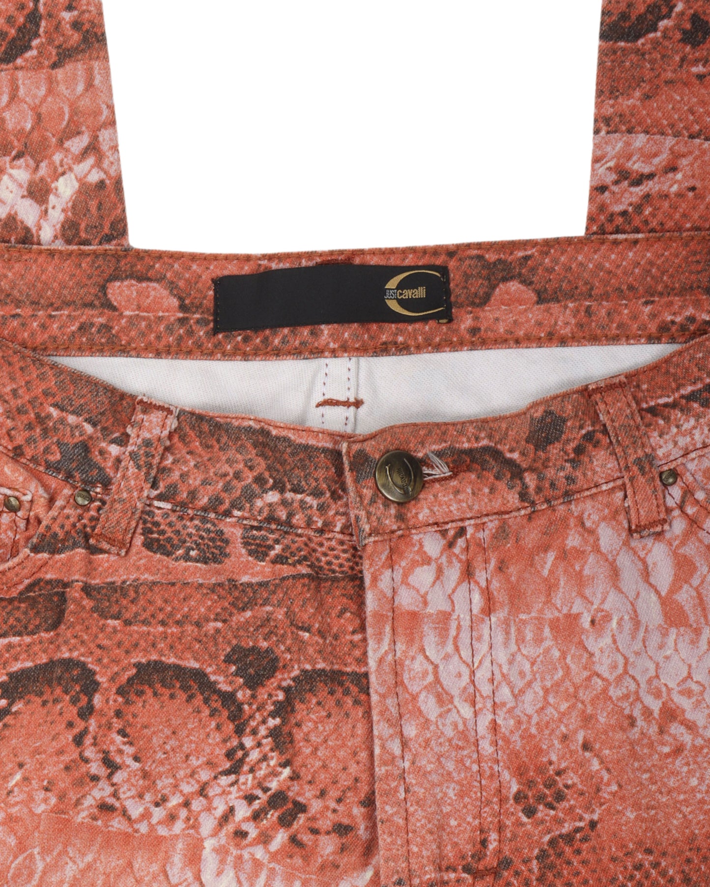 Reptile Print Jeans