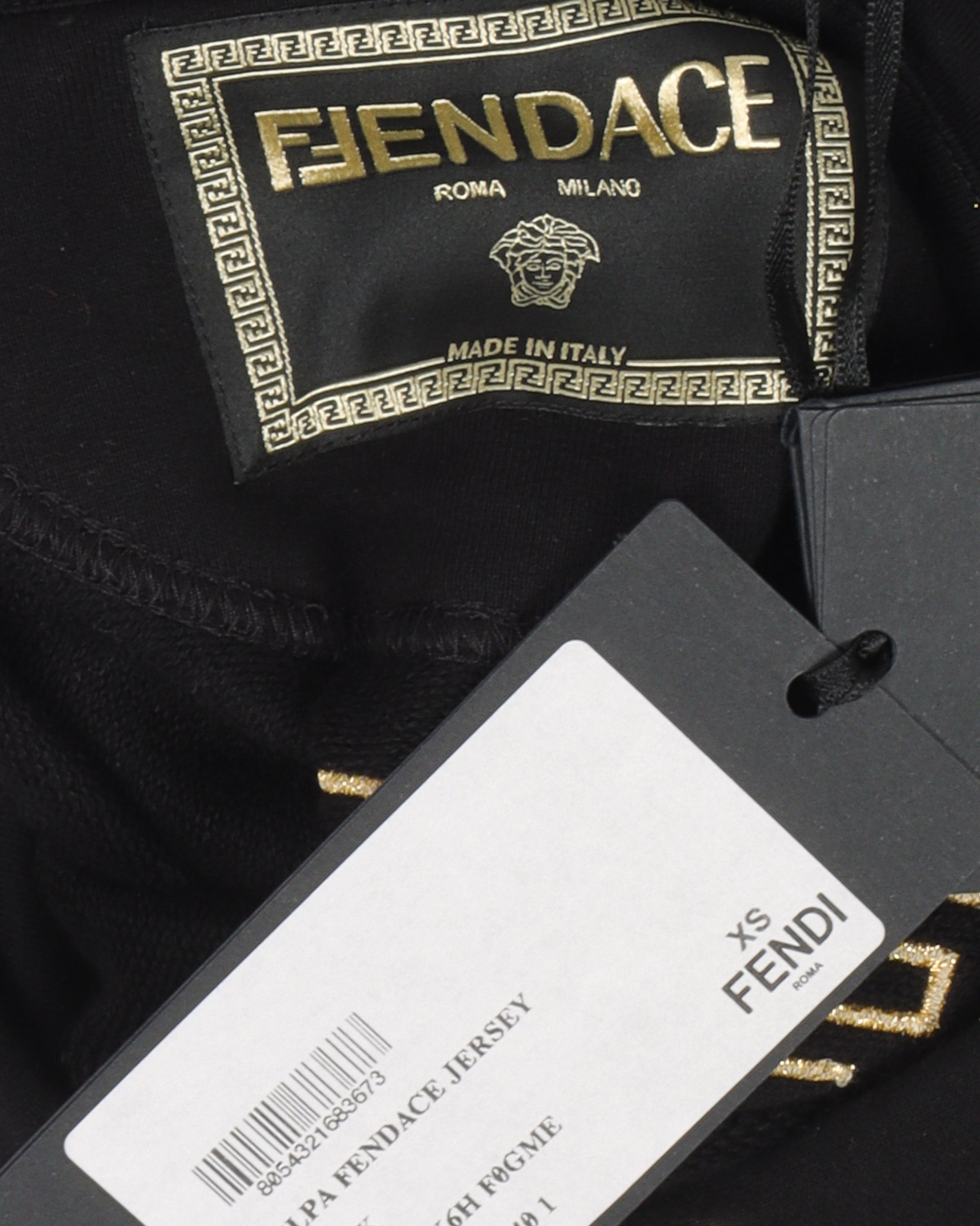 Fendace Embroidered Hoodie